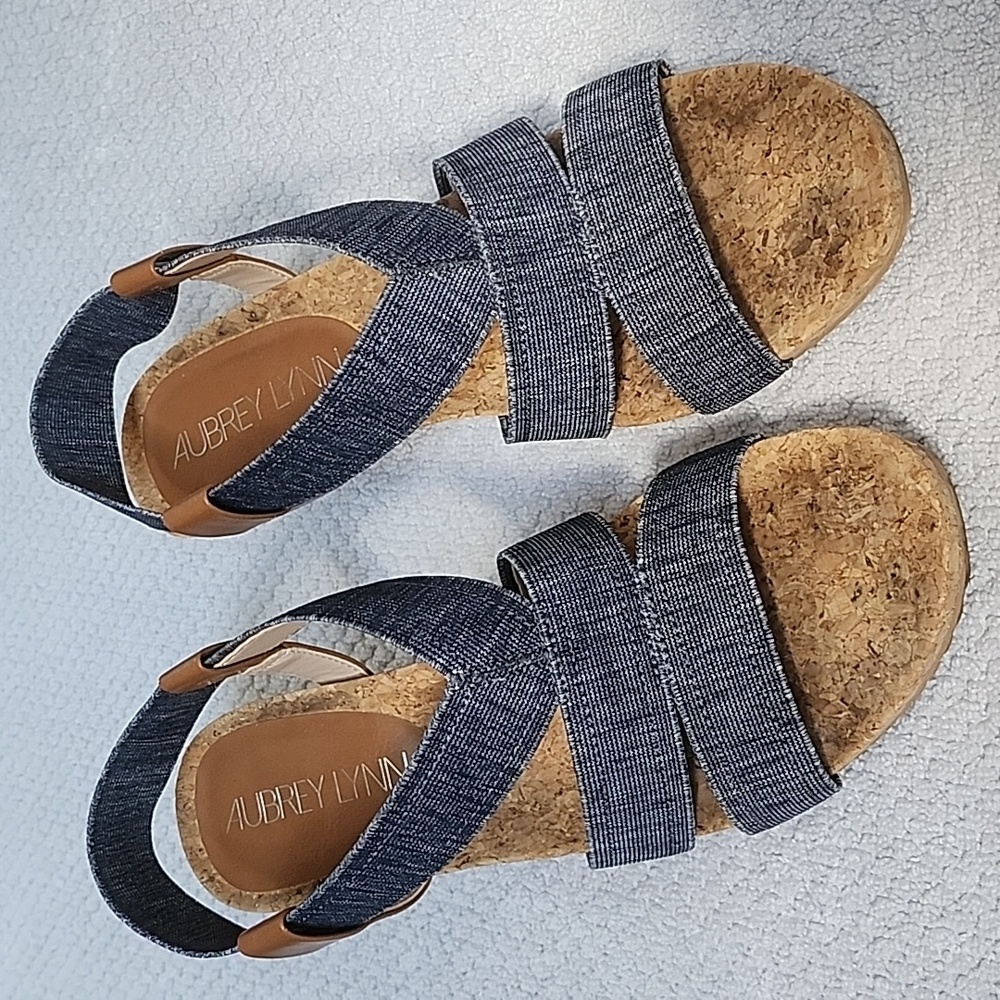 Aubrey Lynn wedge shoes, size 8